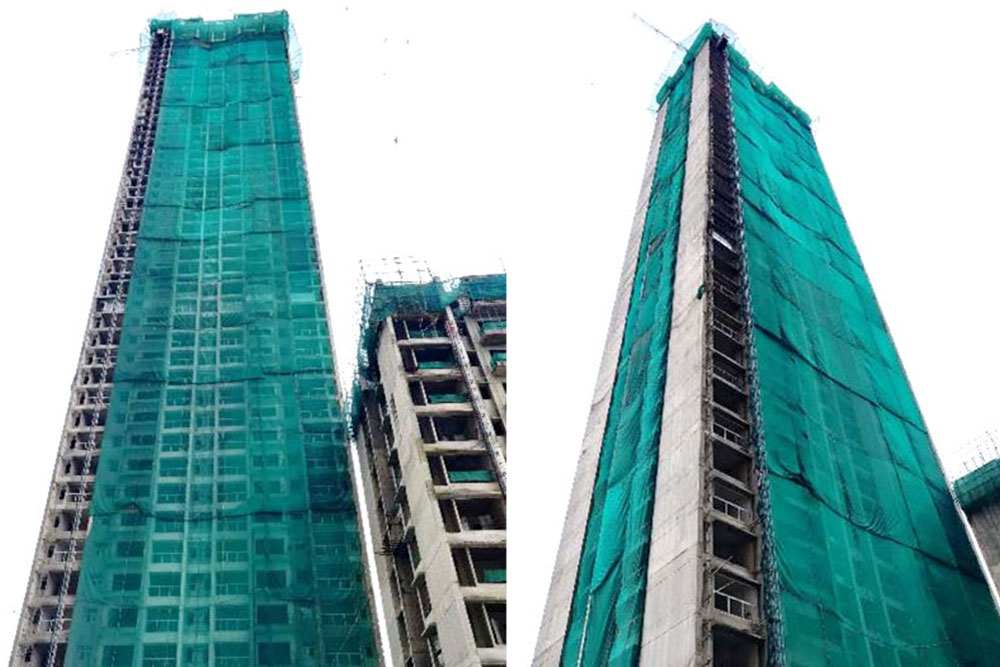 Vertical Safety Net Enveloping System